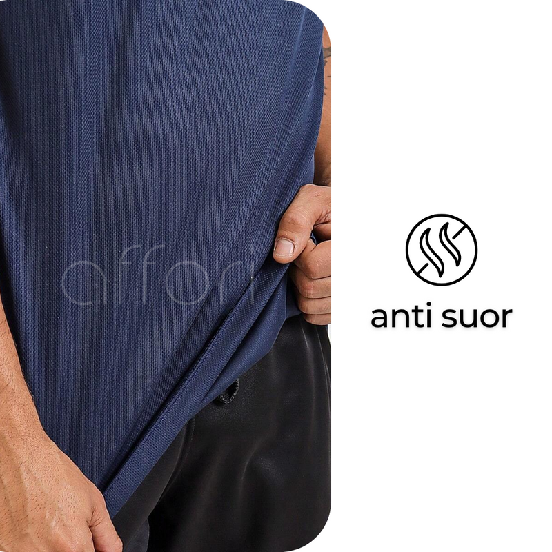 Kit 5 Camisetas Tecnológicas FitneSmart - Anti-Suor