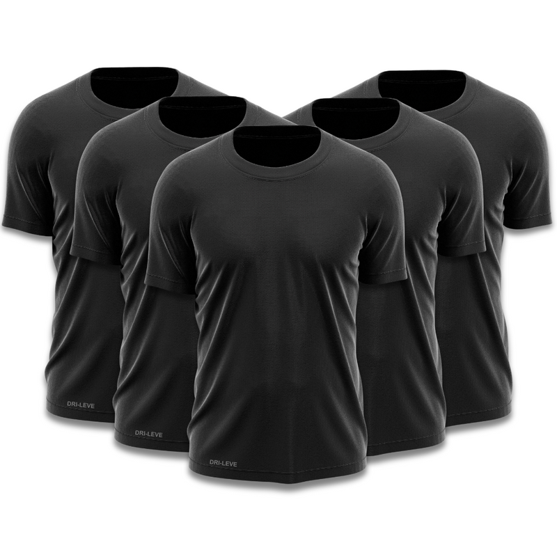 Kit 5 Camisetas Tecnológicas FitneSmart Masculinas - Promoção de Inverno