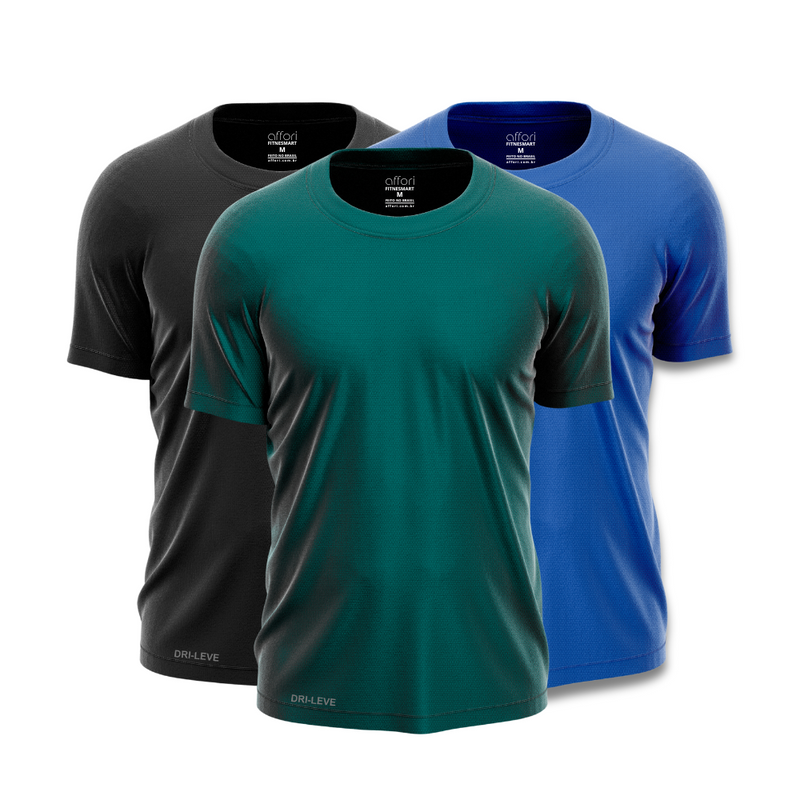 Kit 3 Camisetas Tecnológicas Antisuor - FitneSmart