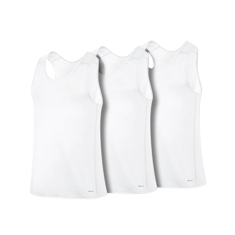 Kit 3 Regatas FitneSmart - Anti Suor e Anti Odor