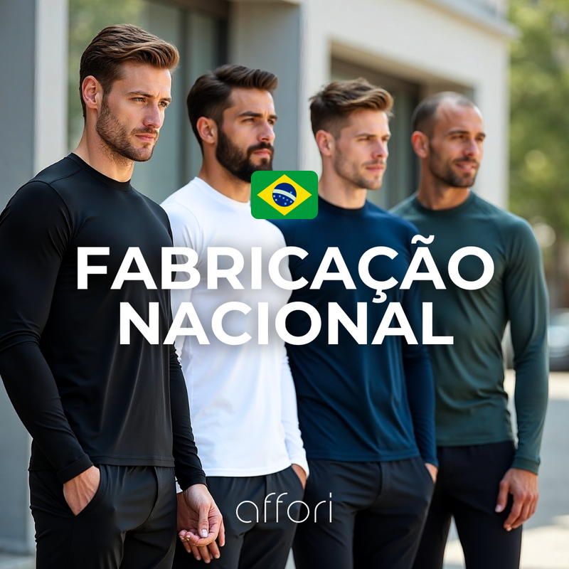 Kit 4 Camisetas Manga Longa Tecnológicas - Mês do Cliente