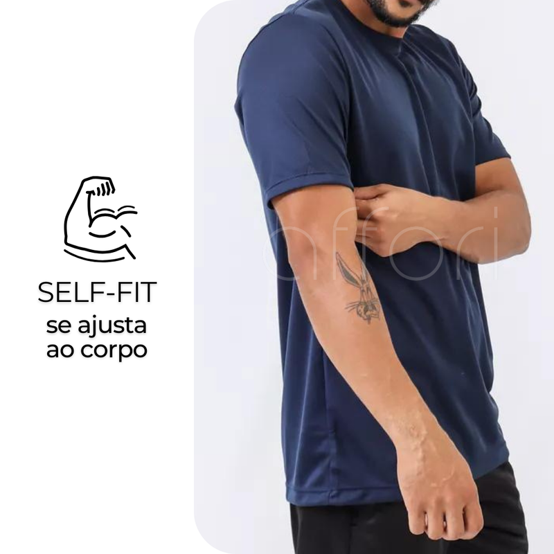 Kit 5 Camisetas Tecnológicas Masculinas FitneSmart - Mês do Cliente