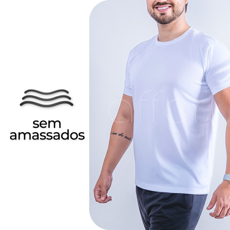 Kit 5 Camisetas Tecnológicas FitneSmart Masculinas - Promoção de Inverno