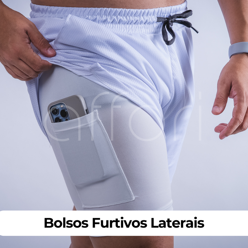 Kit 3 Shorts Compressão 2 em 1 - Promoção de Inverno