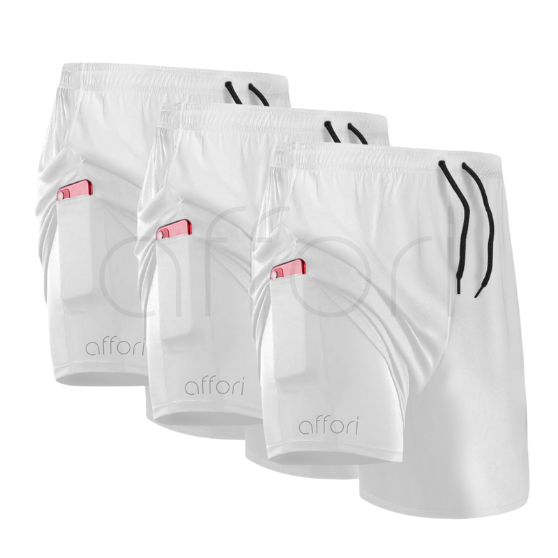 Pague 2 Leve 3 - Shorts Compressão 2 em 1 Affori Tight