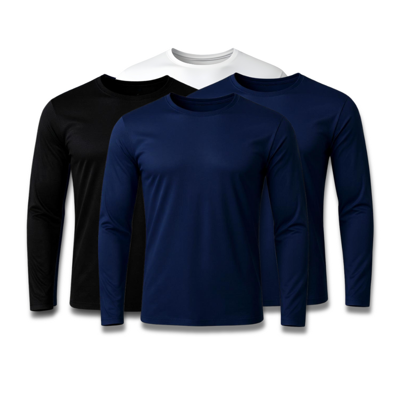 Kit 4 Camisetas Manga Longa Tecnológicas - Promoção de Inverno