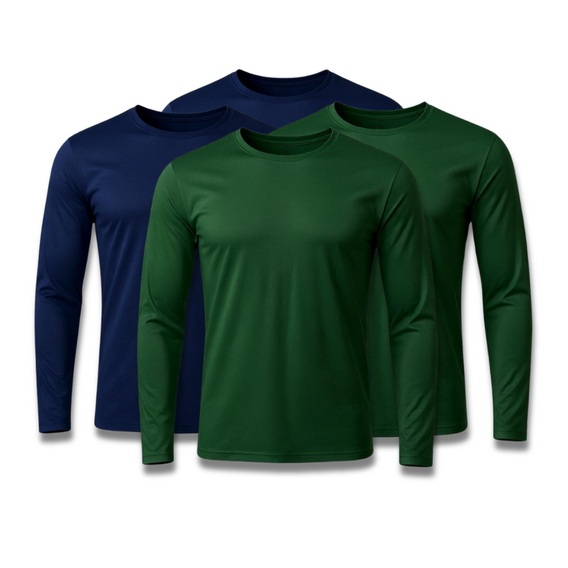 Kit 4 Camisetas Manga Longa Tecnológicas - Mês do Cliente