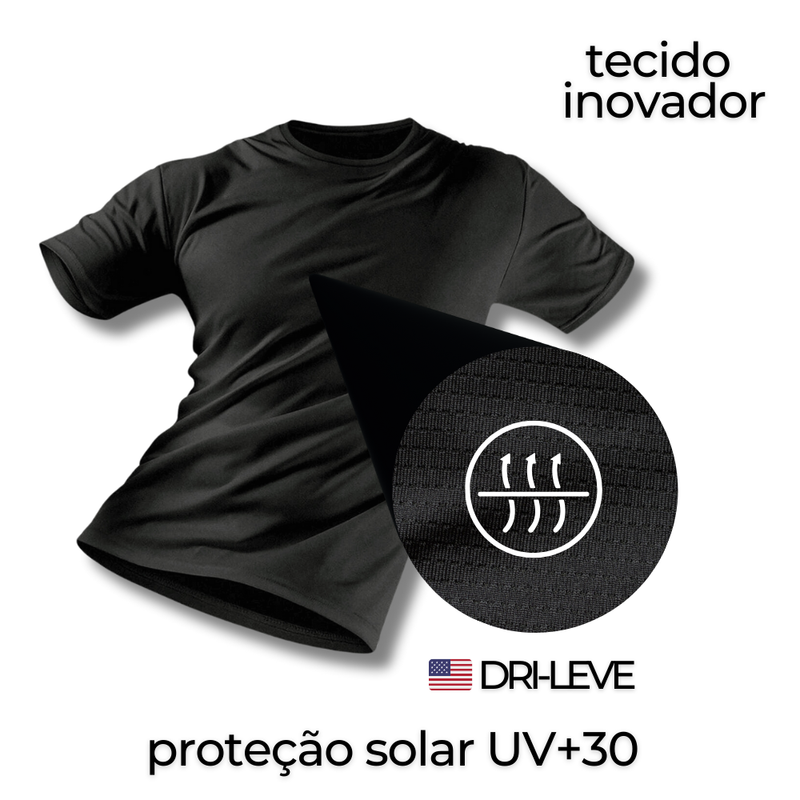 Kit 7 Camisetas Tecnológicas Fitnesmart - Anti Suor