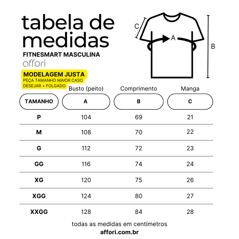 Kit 5 Camisetas Tecnológicas Masculinas FitneSmart - Anti-Suor